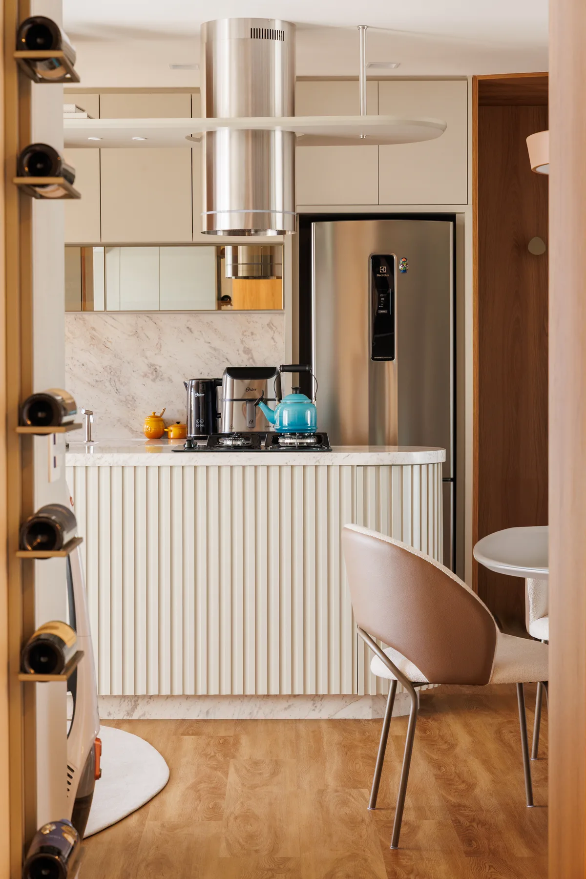 Detalhe de Ilha em Mármore — Apto 805