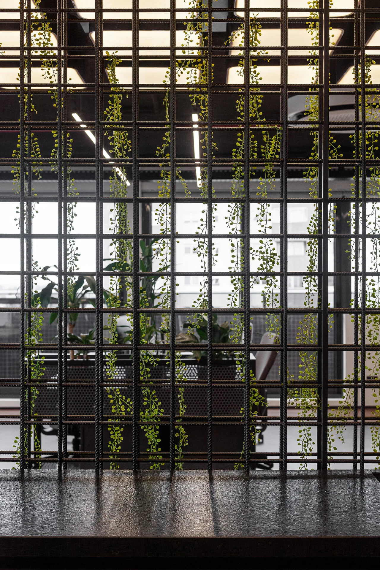 Balcão em Granito com Divisória de Plantas