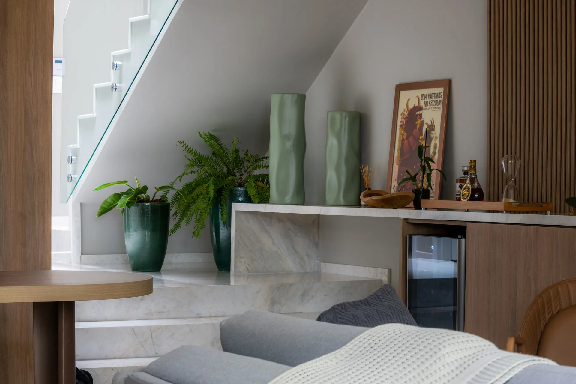 Detalhe de Escada com Plantas